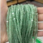No_656_Natural Green Aventurine Flat Heart_4mm_(Sold Per Strand)