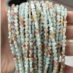 No_677_Synthetic Shoushan Stone Flat Heart_4mm_(Sold Per Strand)