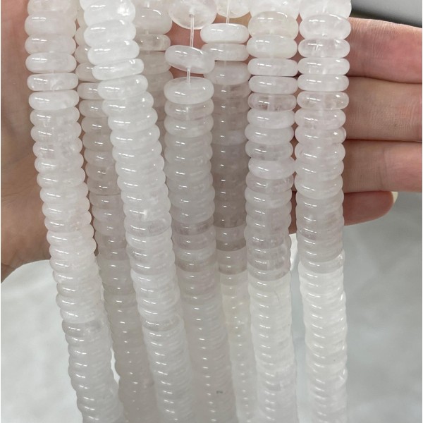 No_693_Natural White Jade Spacer_4*12mm_(Sold Per Strand)