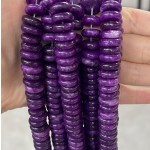 No_696_Enhanced Deep Purple Chalcedony Spacer_4*12mm_(Sold Per Strand)
