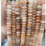 No_716_Natural Ice Transparent Pink Aventurine Flying Saucer Bead_5*12mm_(Sold Per Strand)