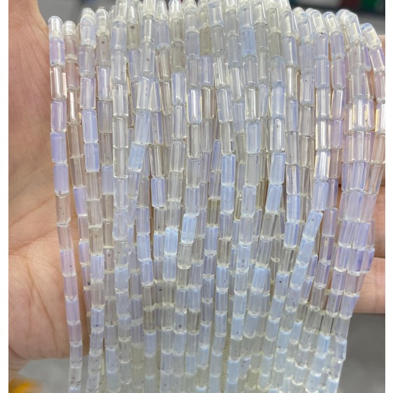 No_760_Synthetic Opal Round Tube_6*3mm_(Sold Per Strand)