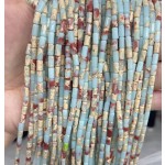 No_780_Synthetic Shoushan Stone Round Tube_6*3mm_(Sold Per Strand)