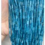No_789_Enhanced Blue Chalcedony Round Tube_6*3mm_(Sold Per Strand)