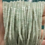 No_799_Natural Green Strawberry Quartz Small Cube Beads_2mm_(Sold Per Strand)