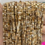 No_805_Natural Picture Jasper Small Cubes_2mm_(Sold Per Strand)