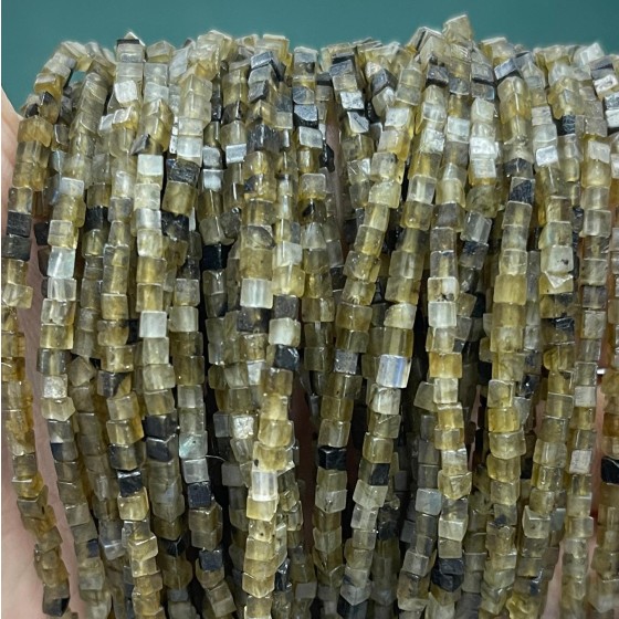No_815_Natural Labradorite Small Crystals_2mm_(Sold Per Strand)