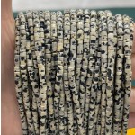 No_857_Natural Dalmation Jasper Disc (heishi) Spacer Beads_2*3mm_(Sold Per Strand)