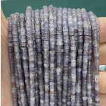 No_861_Natural  Purple Lepidolite Disc (heishi) Spacer Beads_2*3mm_(Sold Per Strand)