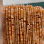 No_875_Natural Red Aventurine Disc (heishi) Spacer Beads_2*3mm_(Sold Per Strand)
