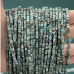 No_877_Natural African Turquoise Disc (heishi) Spacer Beads_2*3mm_(Sold Per Strand)