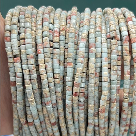 No_888_Synthetic Shoushan Stone Disc (heishi) Spacer Beads_2*3mm_(Sold Per Strand)