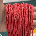 No_891_Synthetic Red Imperial Jasper Disc (heishi) Spacer Beads_2*3mm_(Sold Per Strand)