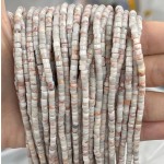 No_897_Natural Red Network Jasper Disc (heishi) Spacer Beads_2*3mm_(Sold Per Strand)