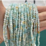 No_954_Natural Amazonite Flat Five Pointed Star_4mm_(Sold Per Strand)