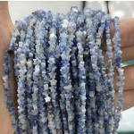 No_961_Natural Blue Spot Jasper Flat Five Pointed Star_4mm_(Sold Per Strand)