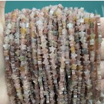 No_974_Natural Strawberry Quartz Flat Five Pointed Star_4mm_(Sold Per Strand)
