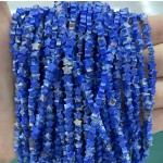No_985_Synthetic Deep Blue Imperial Jasper Flat Five Pointed Star_4mm_(Sold Per Strand)