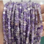 No_997_Natural Amethyst Flat Five Pointed Star_4mm_(Sold Per Strand)