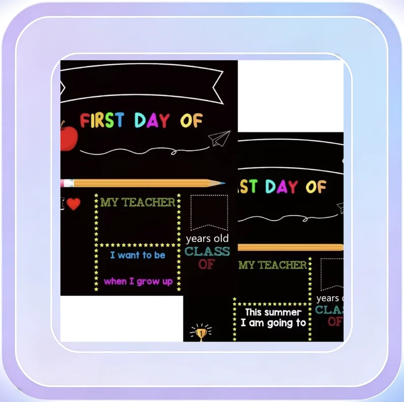 No.103_Small Blackboard Word Board