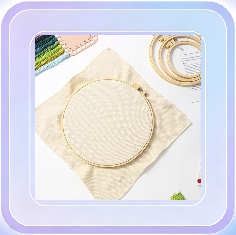 No.120_Bamboo Embroidery Hoop DIY Kit