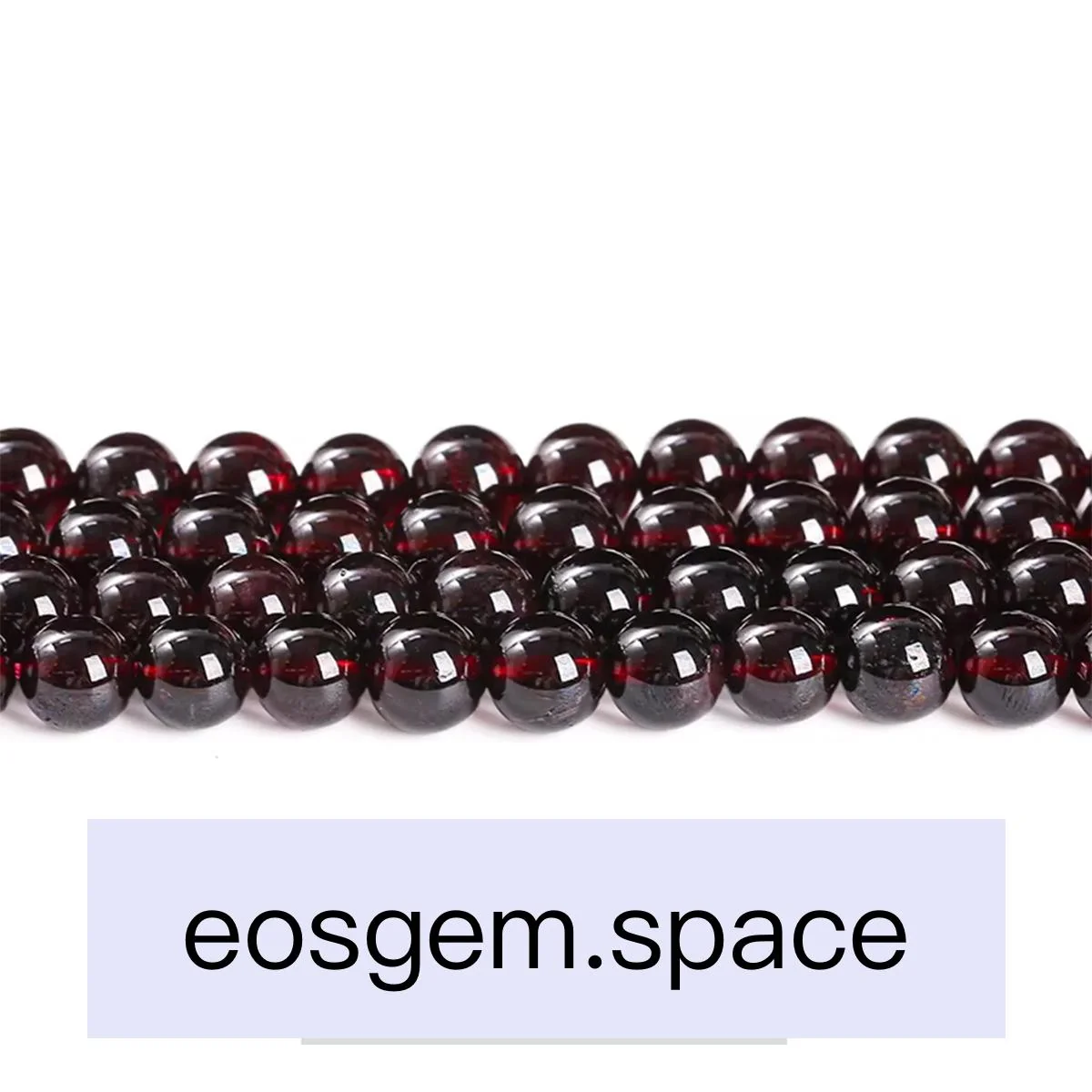 No_4026_5A Natural Garnet Beads_6mm_(Sold Per Strand)