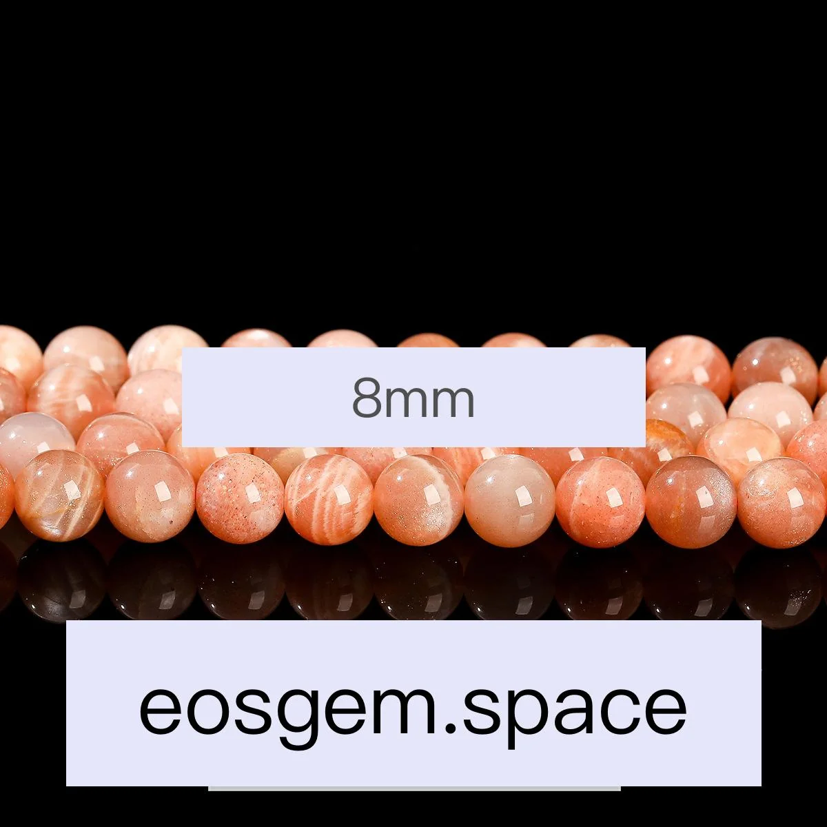 No_4113_1A Natural Orange Moonstone Beads_8mm_(Sold Per Strand)
