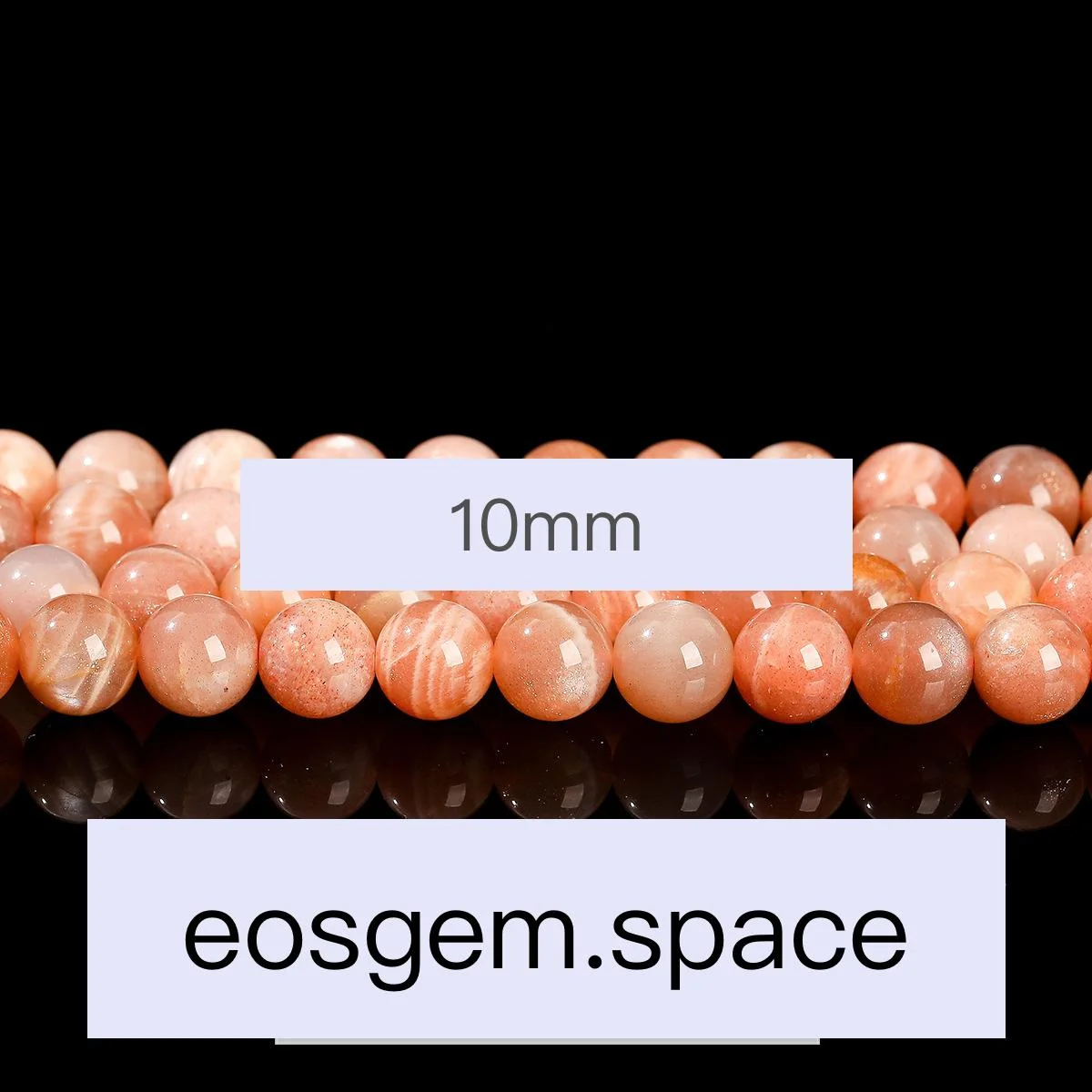 No_4114_1A Natural Orange Moonstone Beads_10mm_(Sold Per Strand)