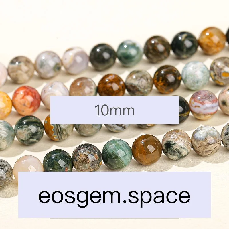 No_4133_Natural Ocean Stone Beads_10mm_(Sold Per Strand)