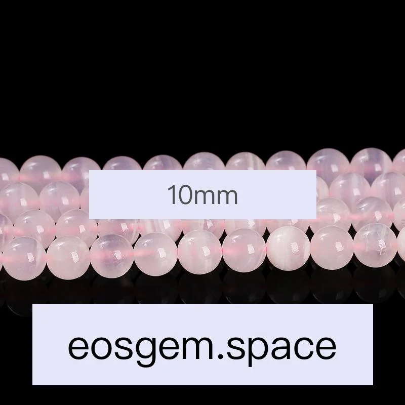 No_4146_Natural Pink Calcite Beads_10mm_(Sold Per Strand)