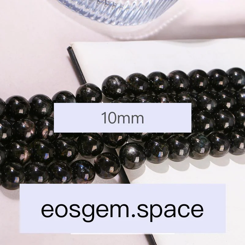 No_4154_Natural Hypersthene Beads_10mm_(Sold Per Strand)