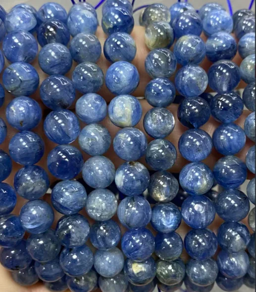No_4168_Natural Kyanite Beads_6mm_(Sold Per Strand)