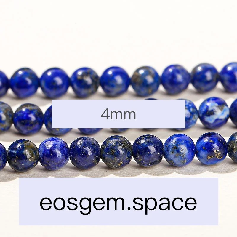 No_4227_3A Natural Lapis Lazuli Beads_4mm_(Sold Per Strand)
