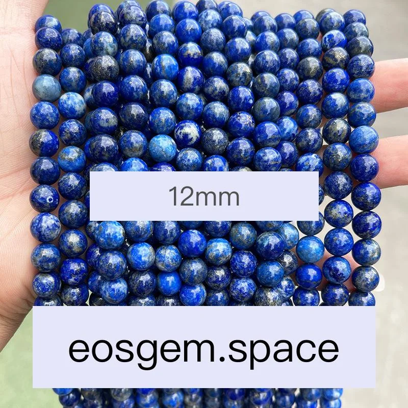 No_4231_3A Natural Lapis Lazuli Beads_12mm_(Sold Per Strand)