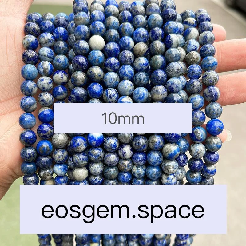 No_4236_1A Natural Lapis Lazuli Beads_10mm_(Sold Per Strand)