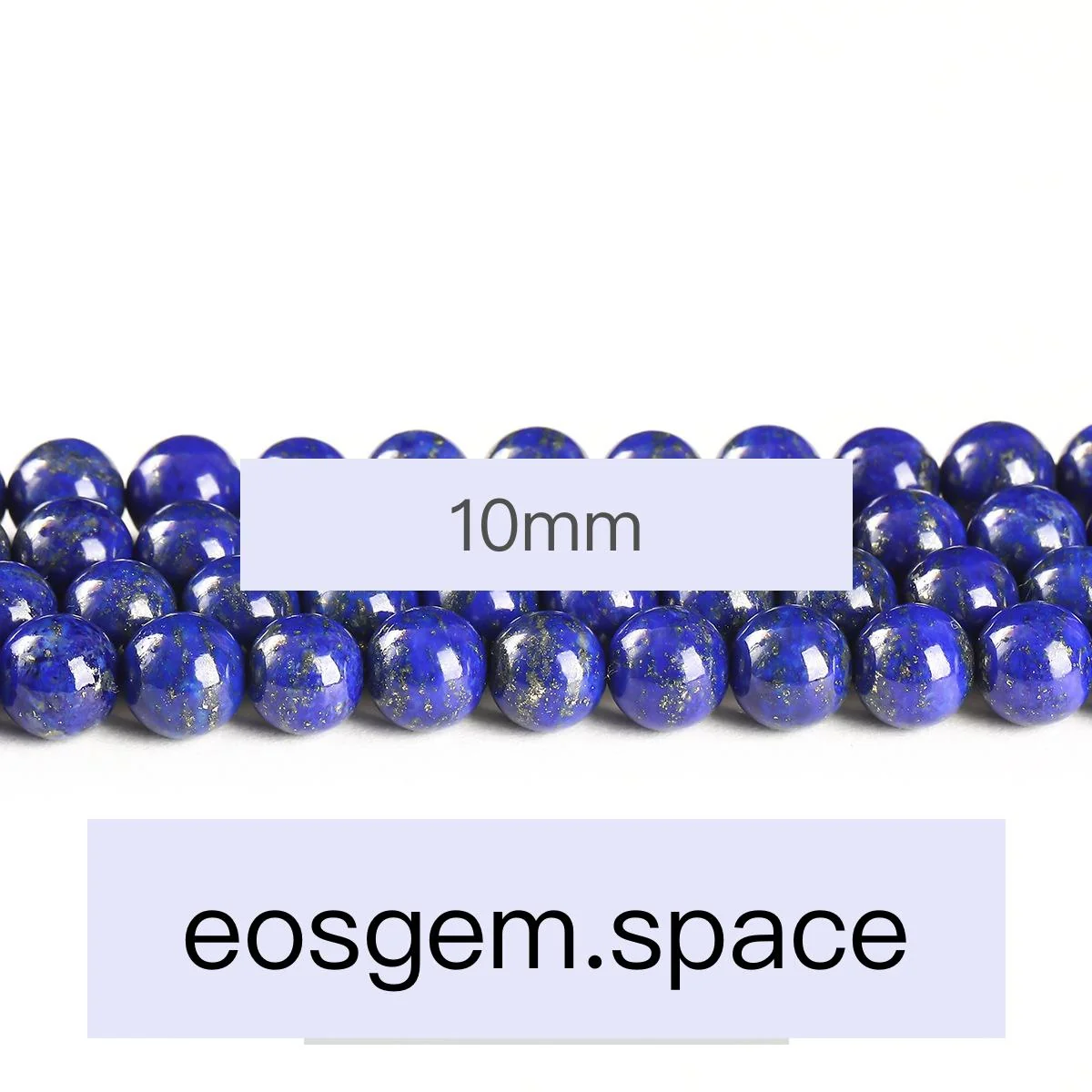 No_4239_7A Natural Lapis Lazuli Beads_10mm_(Sold Per Strand)