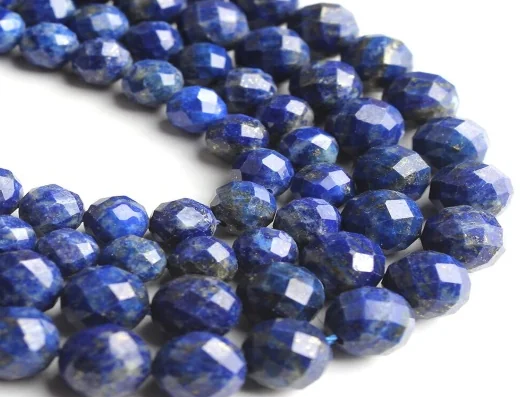 No_4245_3A Faceted Natural Lapis Lazuli Beads_8mm_(Sold Per Strand)