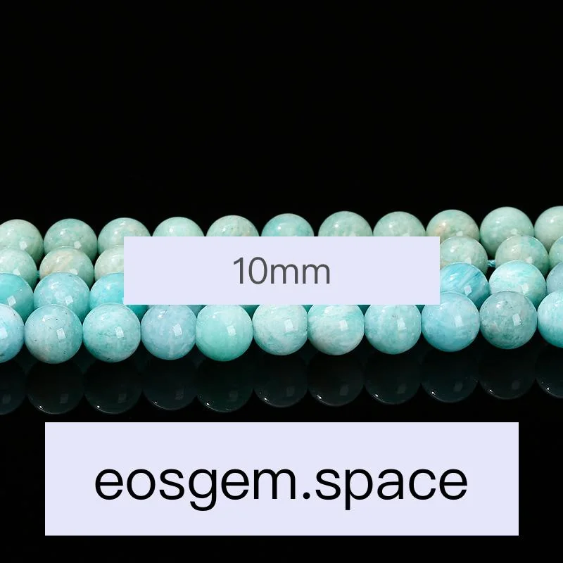 No_4306_3A Natural Amazonite Beads_10mm_(Sold Per Strand)