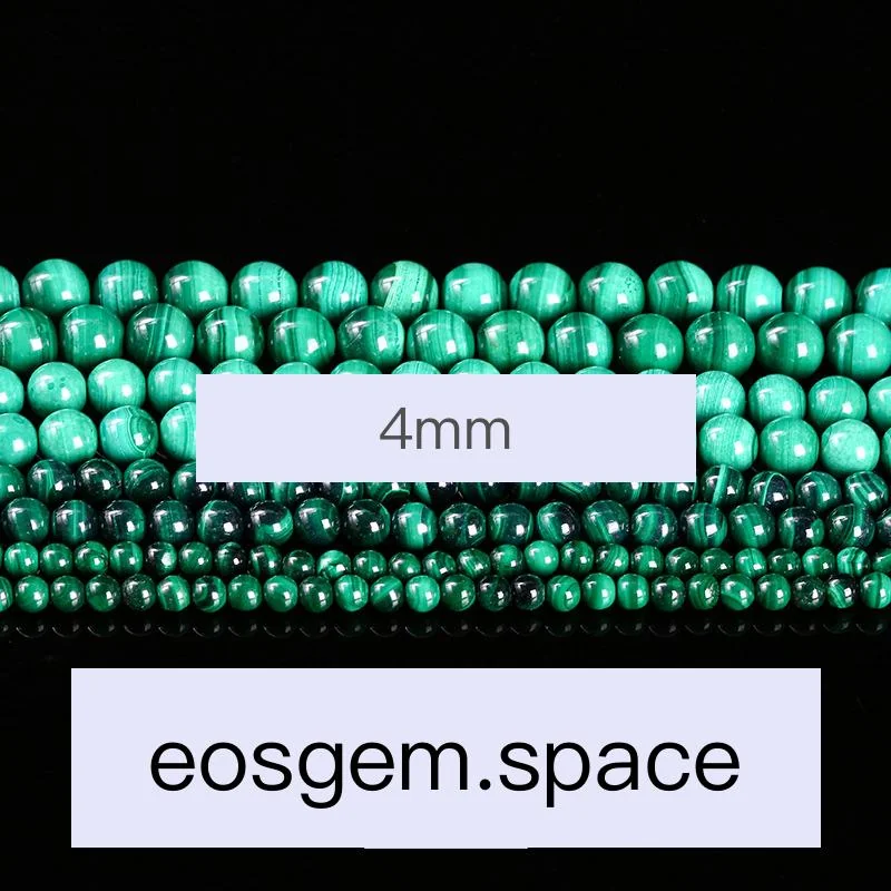 No_4327_5A Natural Malachite Beads_4mm_(Sold Per Strand)