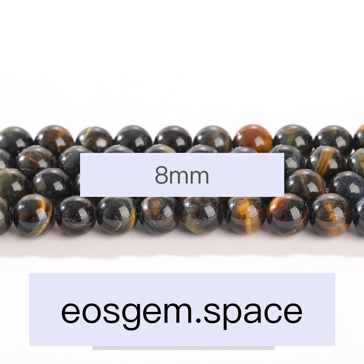 No_4458_3A Natural Blue Tiger Eyes Stone Beads_8mm_(Sold Per Strand)