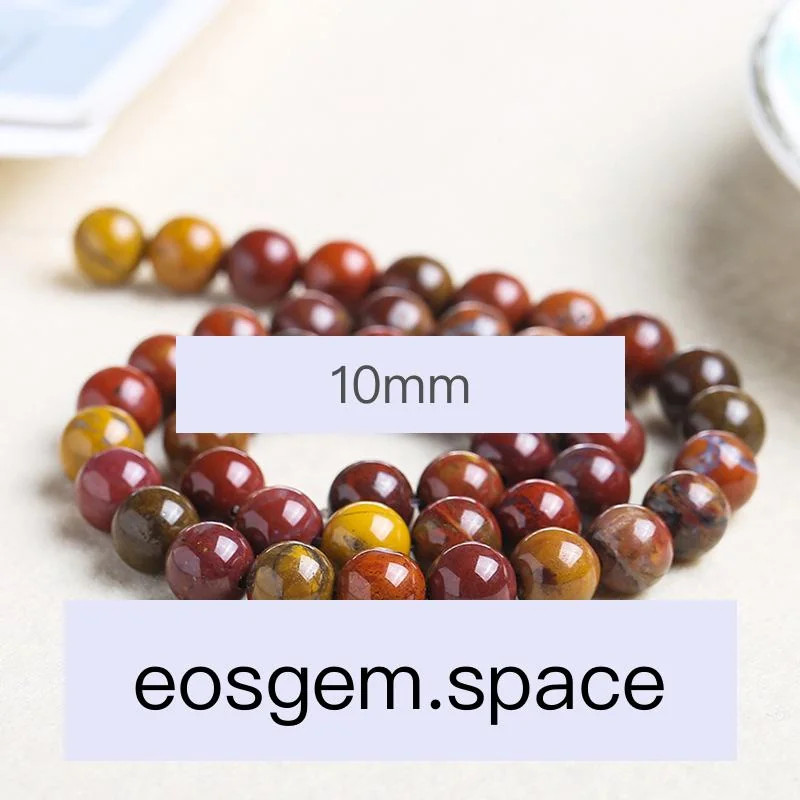 No_4482_3A Natural Warring States Red Jasper_10mm_(Sold Per Strand)