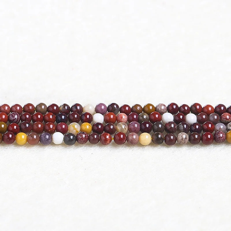 No_4516_Natural  Mookiate Stone Beads_3mm_(Sold Per Strand)