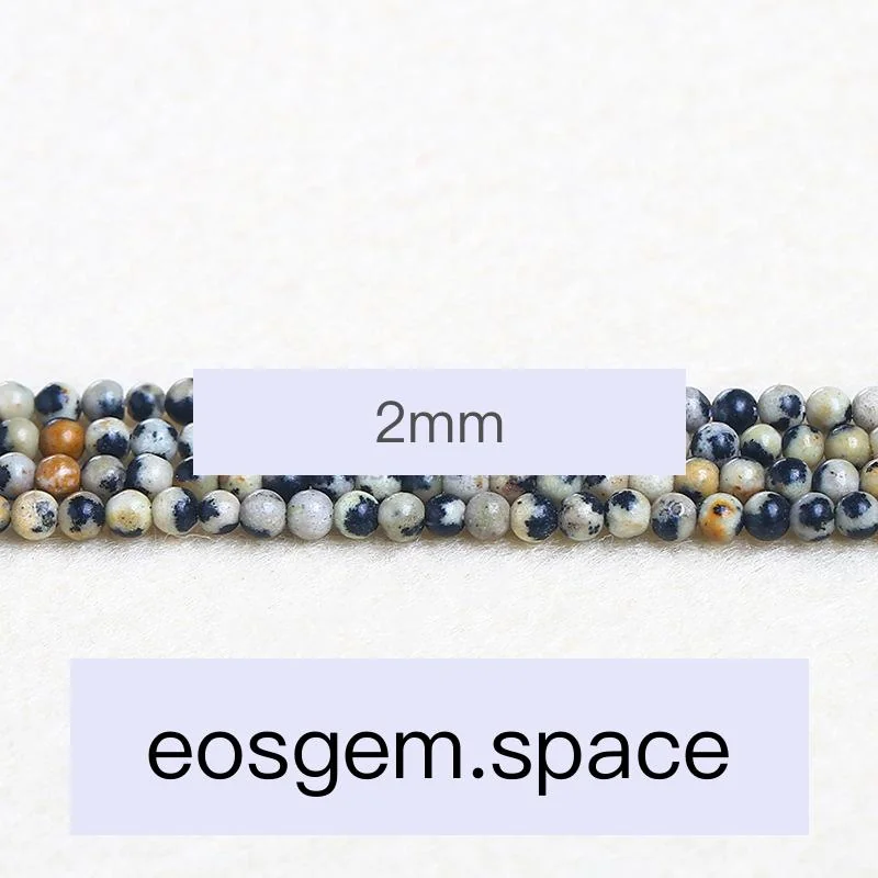 No_4519_Natural Dalmatian Jasper Beads_2mm_(Sold Per Strand)