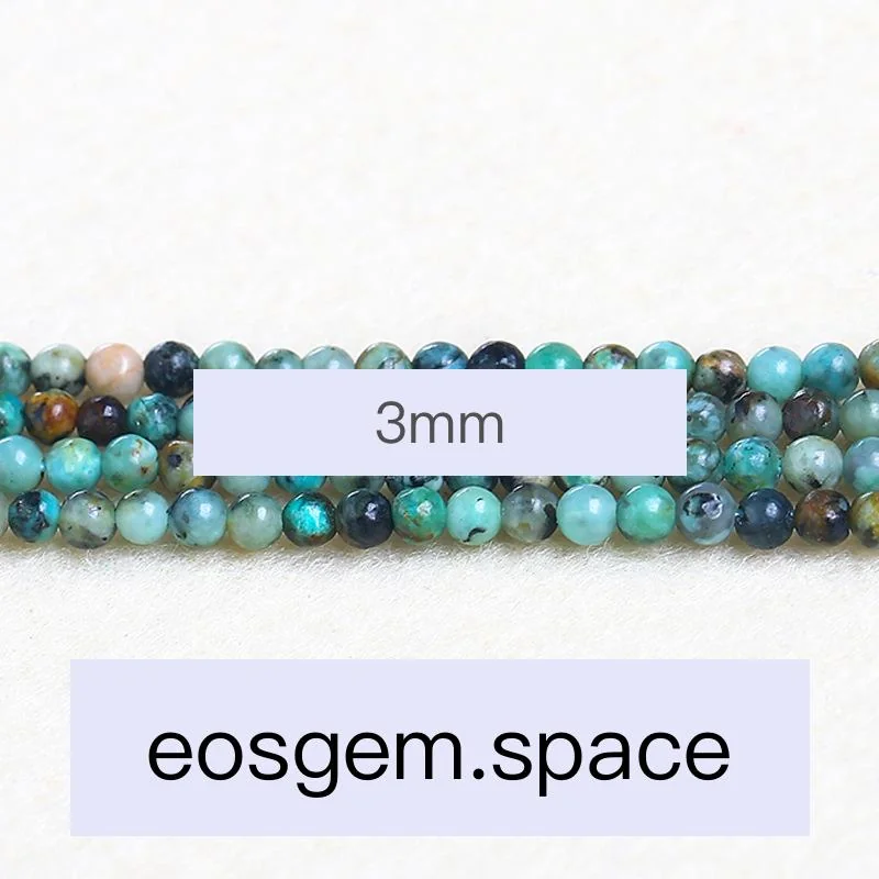 No_4530_Natural Africa Turquoises Beads_3mm_(Sold Per Strand)