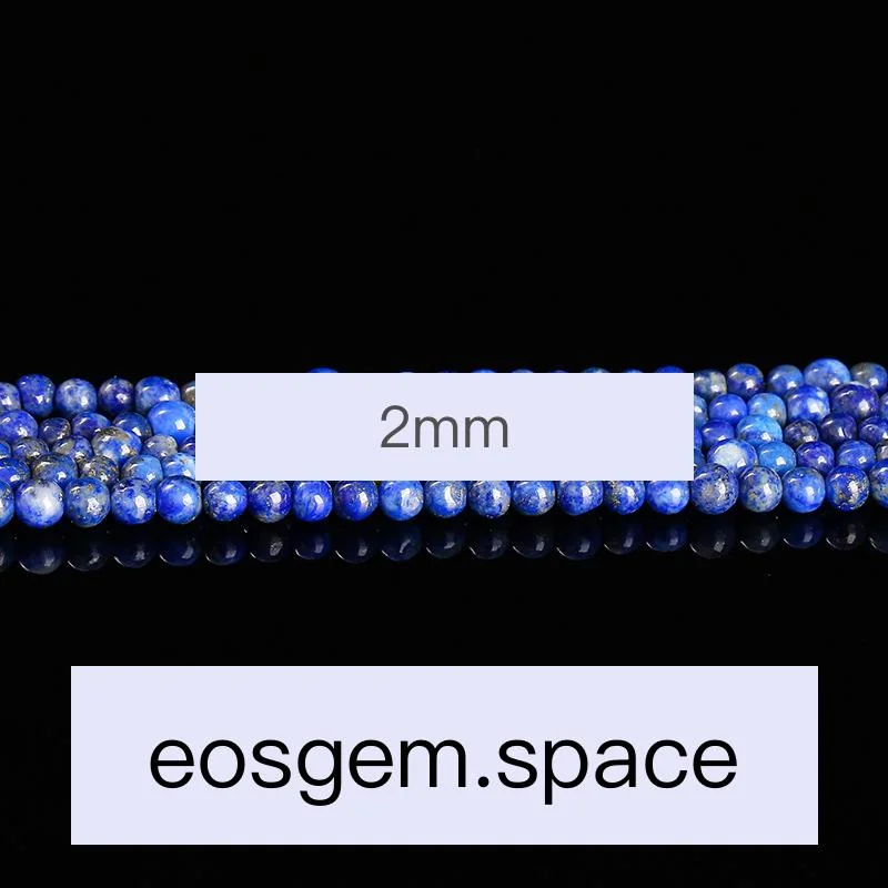 No_4533_Natural Lapis Lazuli Beads_2mm_(Sold Per Strand)
