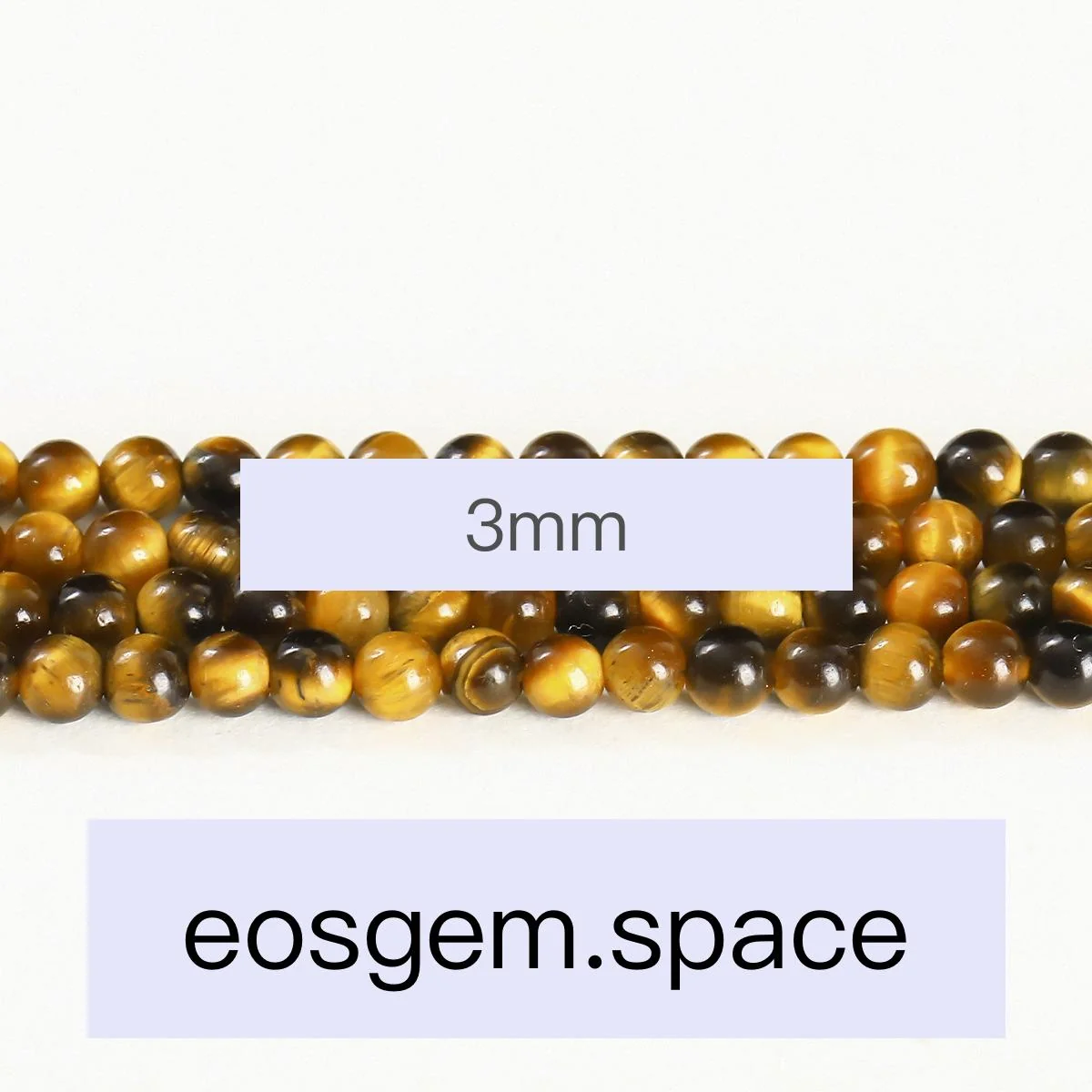 No_4617_Natural Yellow Tiger Eye Stone Beads_3mm_(Sold Per Strand)