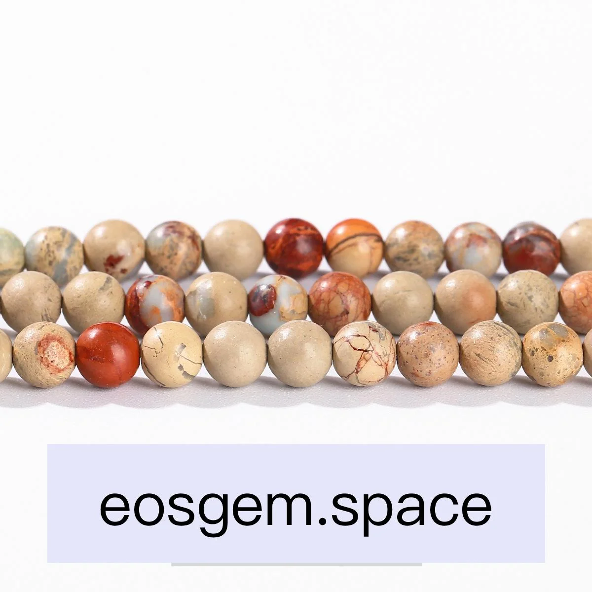 No_4690_Natural Shoushan Stone Beads_4mm_(Sold Per Strand)