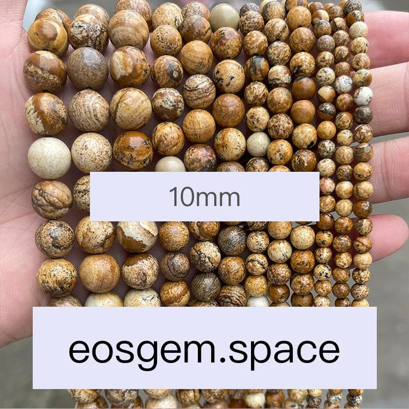 No_4774_Natural Picture Jasper Beads_10mm_(Sold Per Strand)