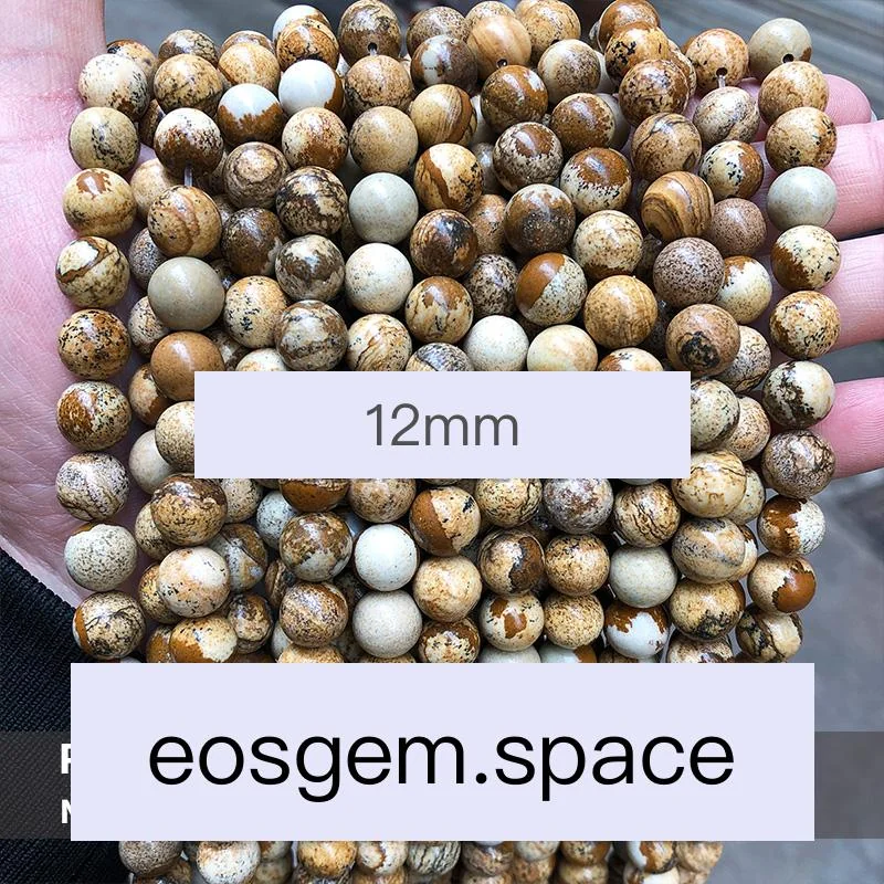 No_4775_Natural Picture Jasper Beads_12mm_(Sold Per Strand)