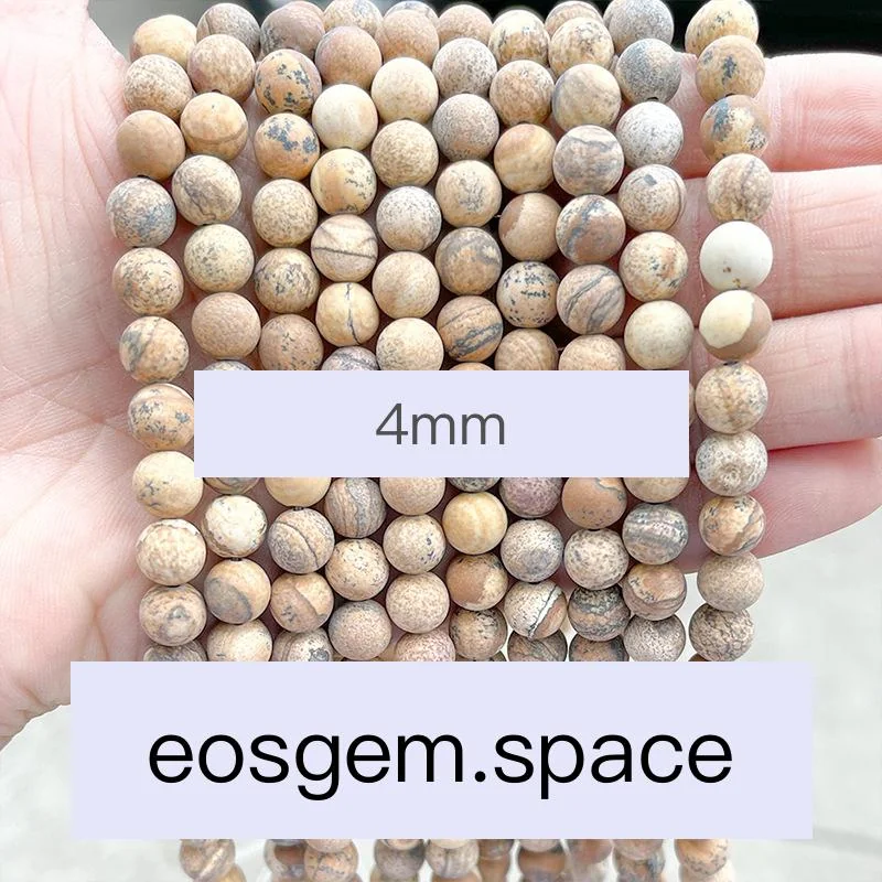 No_4776_Natural Frost Picture Jasper Beads_4mm_(Sold Per Strand)